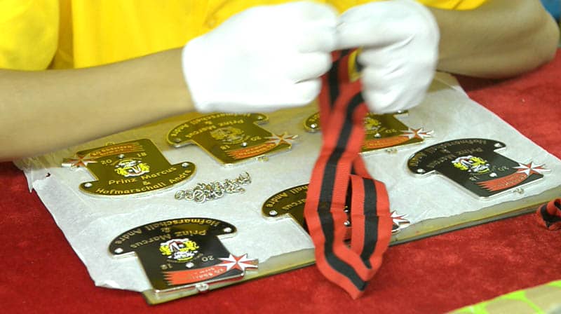 Assembly of Custom Sports Medals