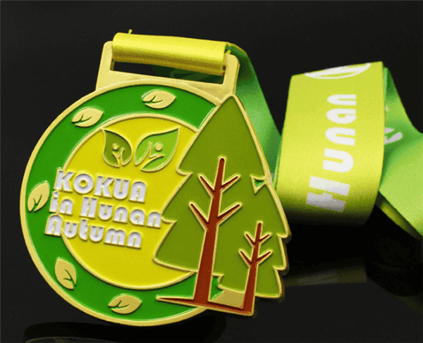 custom metal soft enamel trail race medals no minimum