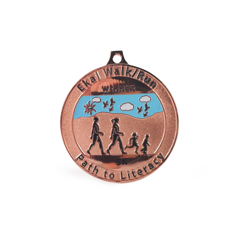 2019 Yinchuan Marathon Medal is integrated into the spirit of the city
