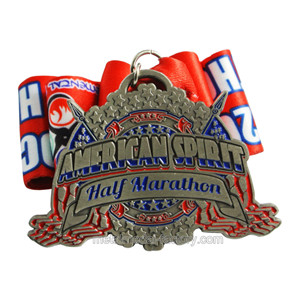 American sport half marathon medal