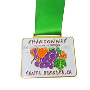 Chardonnay 10Miler And 5K Fun Run New Custom Running Medal