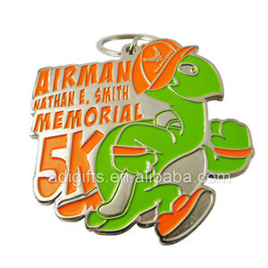 5k fun running medal like tortoise