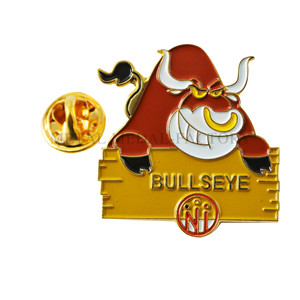 Custom Bull Seye Fashion Lapel Pins