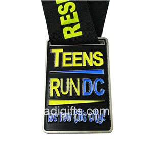 Personalized Soft Enamel Trophies And Medals With Ribbon