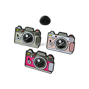 Camera Shape Design Custom Lapel Pins With Logo