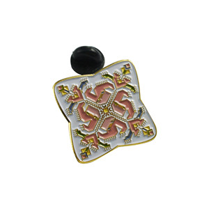 Souvenir gift custom made lapel pins with color soft enamel