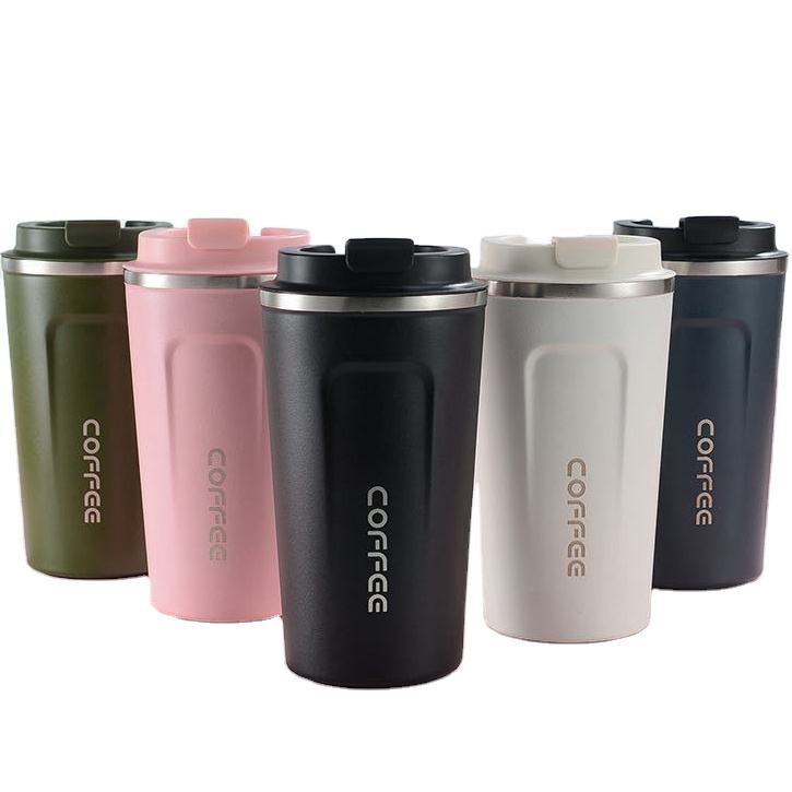 2025 Double Wall Stainless Steel Thermal Vacuum Insulated Travel Coffee Tea Mug Cup Tumbler with Lid