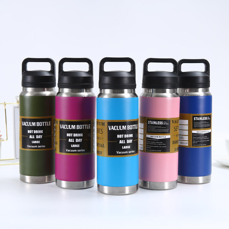 Eco Friendly Design Stainless Steel Thermos Insulated Drinking Water Bottle Coffee Tumbler Sport Flask 800 ml
