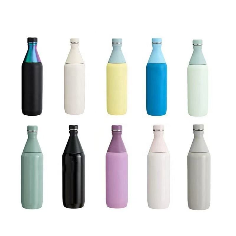Outdoor Creative Stainless Steel Thermos Cup Outdoor Sports Kettle Portable Simple Water Bottle