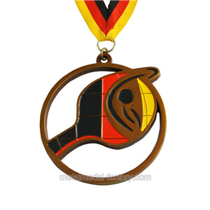 Custom Zinc Alloy Souvenir Medal With Cutout