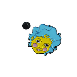 Colorful girl shape custom make your own pins