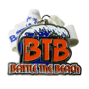 BTB custom personalized metal medals and ribbons