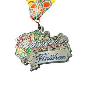 Custom 3D Of Finisher Zinc Alloy Half-Marathon Medal