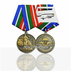 Double plating and double 3D custom navy medals