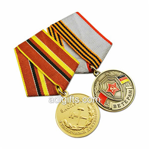 Fashion custom order of military medals with logo