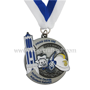 Custon Design Zinc Alloy Enamel Carnival Metal Medal