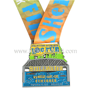 Custom High Quality Soft Enamel Metal Finisher Sport Medal