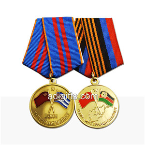 Hot sales custom army medals and ribbons