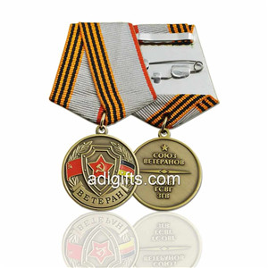 Hot sales custom military service medals and ribbons