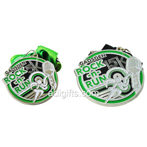 Running race award finisher medal